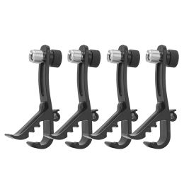 Microphones 4Pcs Mic Clip Universal Microphone Clamp Adjustable Drum Mic Kit & Microphone Holder For Mic Stand