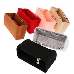 Jewellery Pouches Bag Organiser For Mini Storage The Liner Felt Purse Insert Handbag Inner Bladder