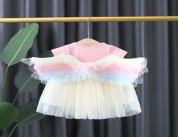 Girl039s Dresses Born Baby Girls Summer Clothes 1st Birthday Princess Party Tutu Dress Wings For Clothing Outfit3694913