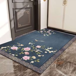 New Chinese Style Entry-level Mat Bathroom Absorbent Floor Diatomaceous Mud Door Anti Slip Foot Quick Drying for Entering the