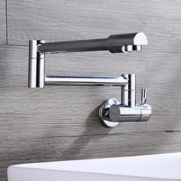 Bathroom Sink Faucets Yi Yu Brand Enter Wall Type Single Copper Faucet Fold Used By All The Rotate 360 Degrees Basin In Kitchen