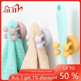 Hooks Plug Hook No Punching Strong Power Supply Stickers Nails Silicone Bathroom Toothbrush Toothpaste Shaver