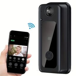 Doorbells Smart Home Doorbell Camera WIFI Intercom Wireless Doorbell Camera with HD Video, Night Vision & Voice Change Smart Home Doorbell