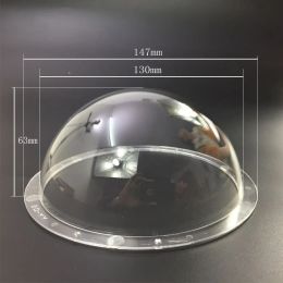 Accessories 5 Inch Acrylic Indoor / Outdoor CCTV Replacement Clear Camera Dome Housing