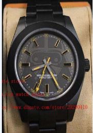 Super Versione 2 stile 40mm Blasting Dial di sabbia 116400 Sapphire di alta qualità Asia 2813 Orologi da uomo di moda automatica meccanica1664985