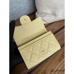 10A Designer Wallet Caviar Cc Wallet Purse Ladies Leather Wallets Coin Purse Credit Card Slot Mini Skinny Black Card Top Zip Coin Pouch with ID Holde 036 402