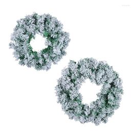 Decorative Flowers Artificial Flower Wreath Outdoor Decoration PropsFront Door Wall Window Pine Holiday Celebration