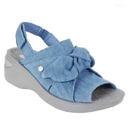 Sandals Summer Women Wedges Shoes For Flip Flop Chaussures Femme Platform Plus Size