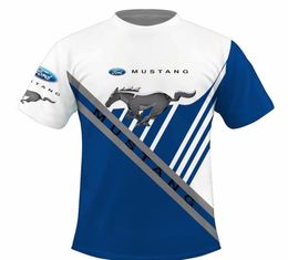 Fashion Shirt Men's Outdoor Top Brand Ford Mustang One Breathable Quick-drying Racing Suit3486716