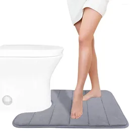 Bath Mats Quiet Flush Toilet Mat - Easy Install Eco-Friendly Anti-Clog Plush Non Slide For Inside Bathroom