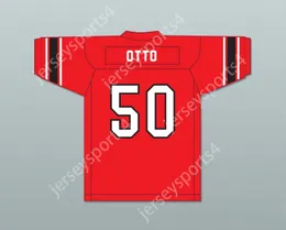 CUSTOM ANY Name Number Mens Youth/Kids Jim Otto 50 Wausau East High School Lumberjacks Red Football Jersey 1 Top Stitched S-6XL