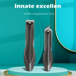 Dresses 4in1 Nail Clippers Stainless Steel Anti Splash Fingernail Cutter Manicure Tools Bionics Design Nail Trimmer Pedicure Scissor