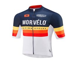 New 2019 Pro Men Morvelo Cycling Jersey Bicycle Clothing Short Sleeve Bike Wear Outdoor Sports Maillot Ciclismo 6236199017196