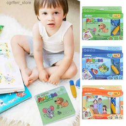 Baby Bath Toys Waterproof Bath Book Reusable Early Education Puzzle Book Water Painting Book Toddler Toy Infant Toy Water Drawing Book L48