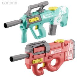 Gun Toys AUG P90 Electric Water Gun High Speed Full Auto New Summer Entertainment Water Blaster Adult Kids Toy Swimming Pool Party AC136 240408