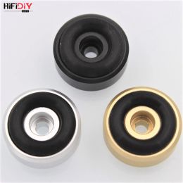 Accessories HIFIDIY LIVE Aluminium Speaker box Spikes Stand Feet Pad Amplifier DAC Decoder Audio Computer rubber buffer Floor Foot Nail M20*8