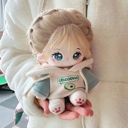 20cm Idol Doll Plush Cotton Star Dolls Kawaii Stuffed Baby Plushies Bell Orchid No Attributes Toys Kids Collection Gift 240329