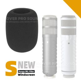 Accessories Windproof Sponge Microphone Windshield Mike Cover For Rode Podcaster Procaster Anti Pop Filter Studio Recording Mic Windscreen