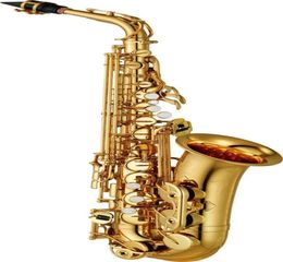 YAS875EX Alto Saxophone electrophoresis gold professional sax alto high quality 875EX playing instrument 6511924