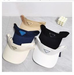 New Luxury Visors Hat Summer Sports Sunshade Baseball Cap Unisex Designer Empty Top Caps Letters Blending Design for Woman Men Adjustable