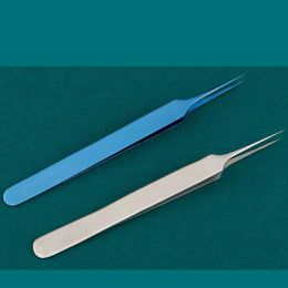 Tools Microscopic Ophthalmology 11cm Finger Pliers Nail Mandible Without Damage Tweezers Precision Straight Tip Mobile Phone Film