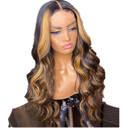 2024 High Quality Centre Parting Long Wigs Hot Sale Brown Big Wavy Hair Wholesale Europe America Fashion Permed Dyed Rose Net Curly Wig