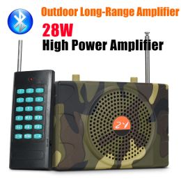 Megaphone 28W Outdoor Hunting Longrange Camouflage Wired Amplifier Bluetooth Headset Teachers With Microphone Training Special Amplifier