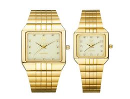 Wristwatches Watches Men Women Gold Watch 2021 Top Bracelet Square Wrist Golden Wristwatch Relogio Masculino6553328