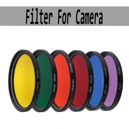 Accessories Full Color Filters Kit for Sony Dslr Camera Lens Filter 49mm 52mm 55mm 58mm 62mm 67mm 72mm 77mm Blue Red Orange Lens Filter