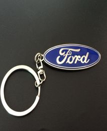 50 pcs Car Key Chain for Ford ford key logo chain rings0121165516