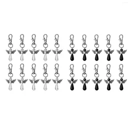 Keychains 10 Pcs Angel Keychain Knitting Markers In The Of Cherub Keys Chain Pendant Bracelet Jewellery