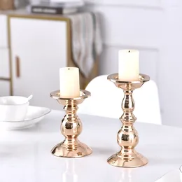 Candle Holders Iron Candleholder Washable Ceremony Centerpieces Candlestick Indoor Home Use Coffee Shop El Bar Stand Large