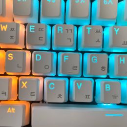 Accessories Hangul Keycap Korean Layout Keycap Pudding Keycaps Set PBT OEM Profile For Gaming Mechanical Keyboard for Cherry MX Switch