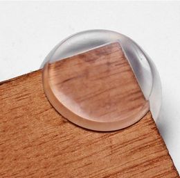 Whole Soft Clear Rubber Ball glass table desk dege Corner GuardsBaby Child Kids Silicone Corner protector GLUE3696575