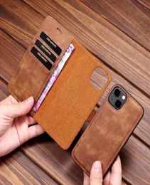 DGMING Detachable Leather Wallet Cases For Samsung A53 A73 A13 5G S23 S22 Ultra Plus Note 20 Magnetic Removable 2in1 Flip Cover M2836389