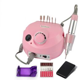 Guns 35000rpm Electric Nail Drill Professional Manicure Hine Nail Sander Set Nail Drill Bit Portable Nail Salon Polisher Equipment