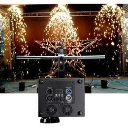 Cold Spark Machine Fall Wunderkerze 400W Wasserfall rotierendes Feuerwerk falls drahtlose Fernbedienung und DMX512 -Kontrolle für die Hochzeitsfeier