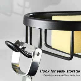 Hooks Kitchen Sponge Shelf Tidy Sink Accessory Detachable Faucet Rack Waterproof Holder For Bathroom With Extra