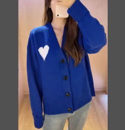 cardigan designer sweater women sweaters womens men designer sweater 420g quality cloth heart pattern design luxury Wholesale Size S-XL