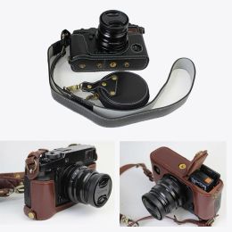 Parts Genuine Leather Case Camera Half Bag Shell for Fujifilm Xpro2 Xpro Ii Xpro3 Camera Cover Shoulder Strap and Mini Case