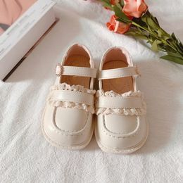 Baby Toddler Girls Shoes Fashion Cute Sweet Fun Airy Simplicity Flat Shoes Baby Leather Shoes 240326