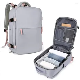 Backpack Air Travel For Women Lightweight Aeroplane Backpacks Waterproof Multifunctional Notebook Business Bag With Shoes Pocket