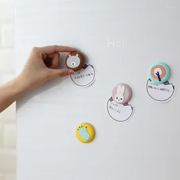 Hooks 1 Pc Cute Cartoon Three-dimensional Soft Glue Refrigerator Magnet Creative Magnetic Message Board Sticker