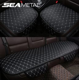 Accessories Car Seat Covers Pu Leather Seat Cover Automobiles Universal Auto Interior Cushion Four Season Protect Set Chair Mat9805043