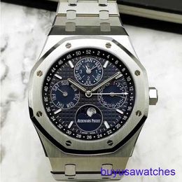AP Sports Wrist Watch Royal Oak Series 26574ST.OO.1220ST.02 Precision Steel Blue Plate Calendar Mens Mechanical Watch