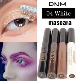 Natural Silk Fiber EyeLash Extension Colored Mascara Makeup Partyal Black Brown White Color Waterproof Curling Mascara Eyes Tools 9156606