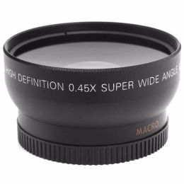 Accessories 52mm 0.45x Wide Angle Lens + Ro Lens for Nikon Dslr Cameras with 52mm Uv Lens Filter Thread Free Shipping