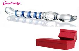 Glass Anal Plug Beads Rough Ball Dildo Crystal Butt Plug Due Dong Wand Sex Toys Masturbation Products Special Cock Anus Stopper SH5387829