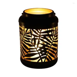 Candle Holders Votive Metal Pillar Holder Table Centrepiece Decor Decorative Candlestick Pot Black Jar For