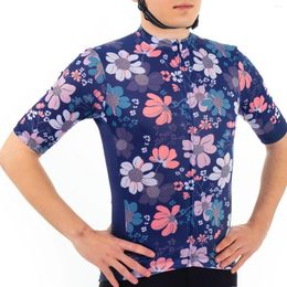 Racing Jackets Fualrny Retro Patterns Short Sleeve Cycling Jersey Mountain Bicycle Clothing Maillot Ropa Ciclismo Bike Clothes Jerseys